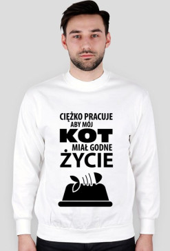 Bluza męska jasna - Godne życie