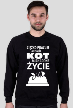 Bluza męska ciemna - Godne życie