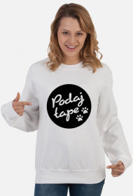 Bluza damska jasna - Podaj łape