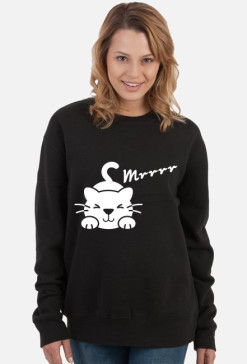 Bluza damska ciemna - Mrrrrr