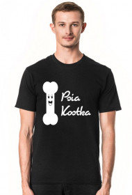 Koszulka męska ciemna - Psia kostka