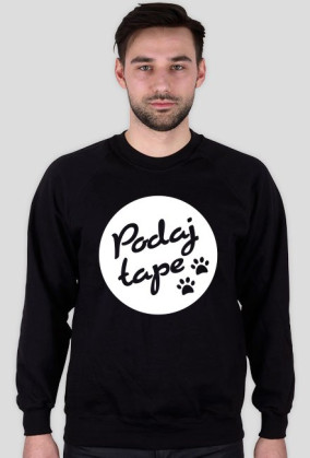 Bluza męska ciemna - Podaj łape