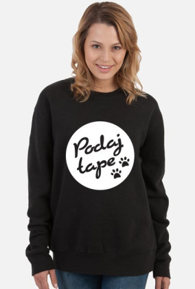 Bluza damska ciemna - Podaj łape