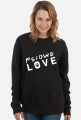 Bluza damska ciemna - Psiowe Love