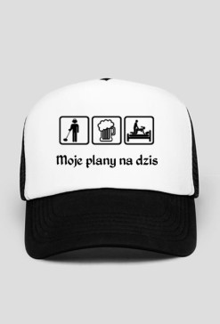 Czapka z daszkiem "Moje plany na dziś"