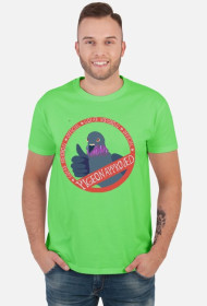 Koszulka niepokoju (Męska) - Pigeon Approved