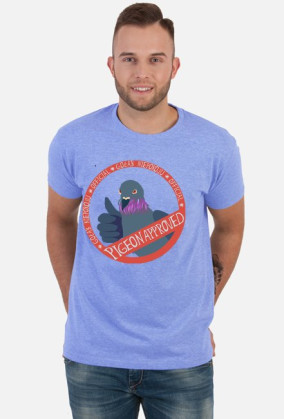 Koszulka niepokoju (Męska) - Pigeon Approved