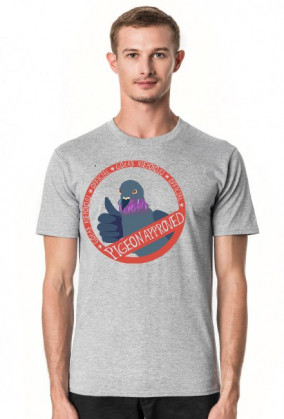 Koszulka niepokoju (Męska) - Pigeon Approved