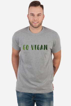 Koszulka "GO VEGAN" męska