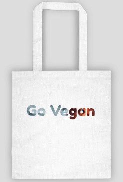 Torba eko "GO VEGAN" (cow)