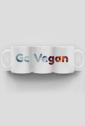 Kubek "GO VEGAN" (cow)