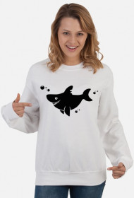 Bluza damska jasna - Rekin