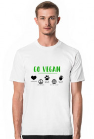 Koszulka "Why vegan" męska