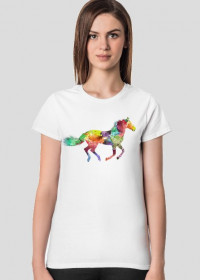 Koszulka "Kocham konie" damska