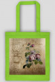 Eko torba kwiaty - Vintage, retro