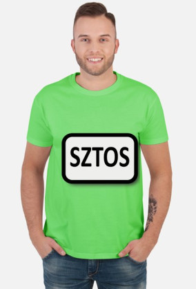 Sztos bluzka męska
