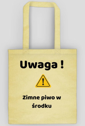 Uwaga Zimne piwo w środku
