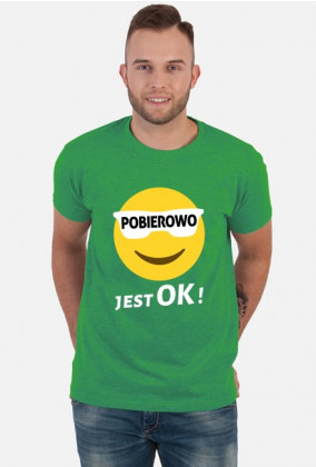 Cwaniak - Pobierowo jest OK (koszulka męska) jg