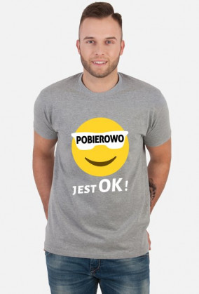 Cwaniak - Pobierowo jest OK (koszulka męska) jg