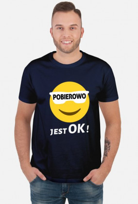 Cwaniak - Pobierowo jest OK (koszulka męska) jg
