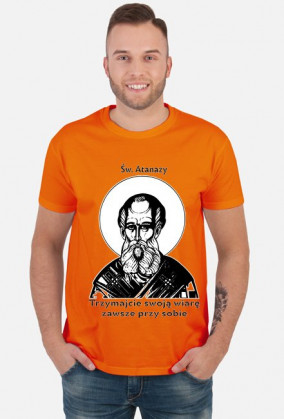 Św. Atanazy koszulka męska