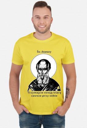 Św. Atanazy koszulka męska