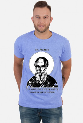 Św. Atanazy koszulka męska