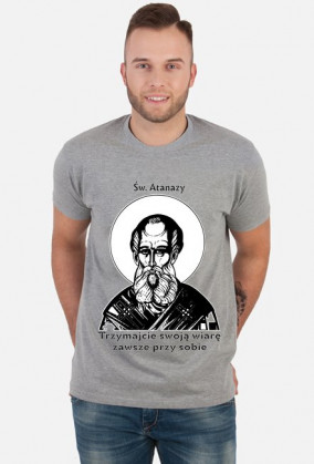 Św. Atanazy koszulka męska