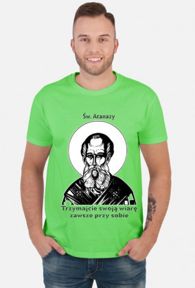 Św. Atanazy koszulka męska