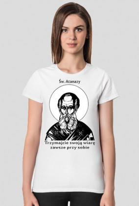 Św. Atanazy koszulka damska