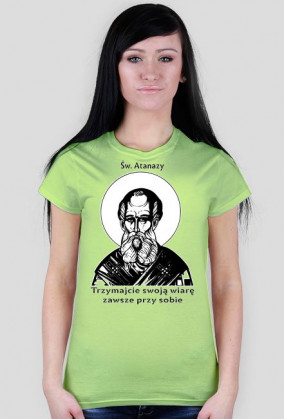 Św. Atanazy koszulka damska