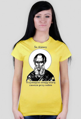 Św. Atanazy koszulka damska