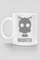 Maskotek - kot - maska gazowa - retro - vintage - postapo - apokalipsa - kubek