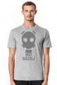 Nie Gazuj - Maska Gazowa - Retro - Vintage - Postapo - Apokalipsa - męska koszulka