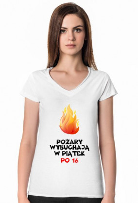 Koszulka: Pożary wybuchają w piątek po 16 light