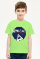 Nie możliwe - złudzenie optyczne - figura niemożliwa - Trójkąt Penrose’a - retro - vintage - chłopiec koszulka