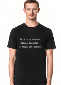 Koszulka czarna - Świat się zmienia...