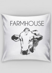 Poduszka rustykalna krowa - Farmhouse