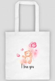 torba - miś i love you