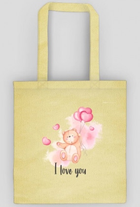 torba - miś i love you