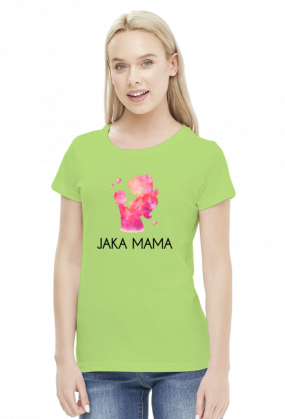 koszulka damska - jaka mama...