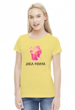koszulka damska - jaka mama...