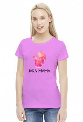 koszulka damska - jaka mama...
