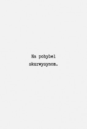 Koszulka damska - Na pohybel...