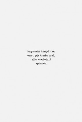 Koszulka damska - Przychodzi kiedyś taki czas...