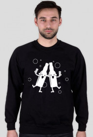 Bluza męska ciemna - Imprezowi przyjaciele