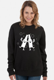 Bluza damska ciemna - Imprezowi przyjaciele