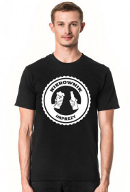 Koszulka męska ciemna - Kierownik imprezy