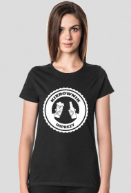 Koszulka damska ciemna - Kierownik imprezy