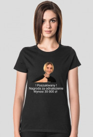 Damski T-shirt Poszukiwany Ahus | memeniwersum | memeniwershop